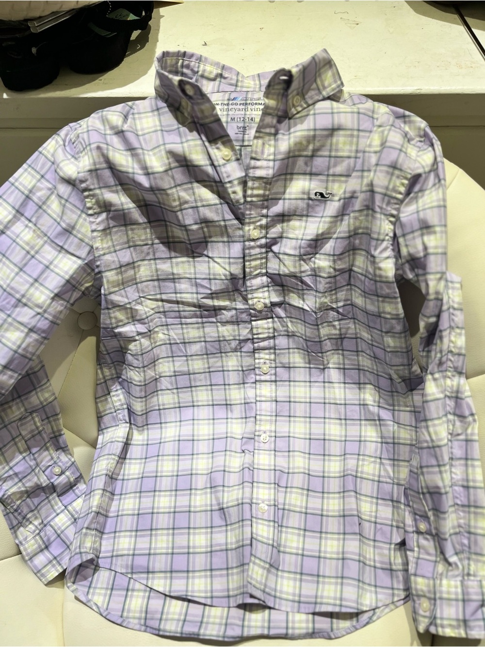 Vineyard Vines Plaid Performance Woven Shirt